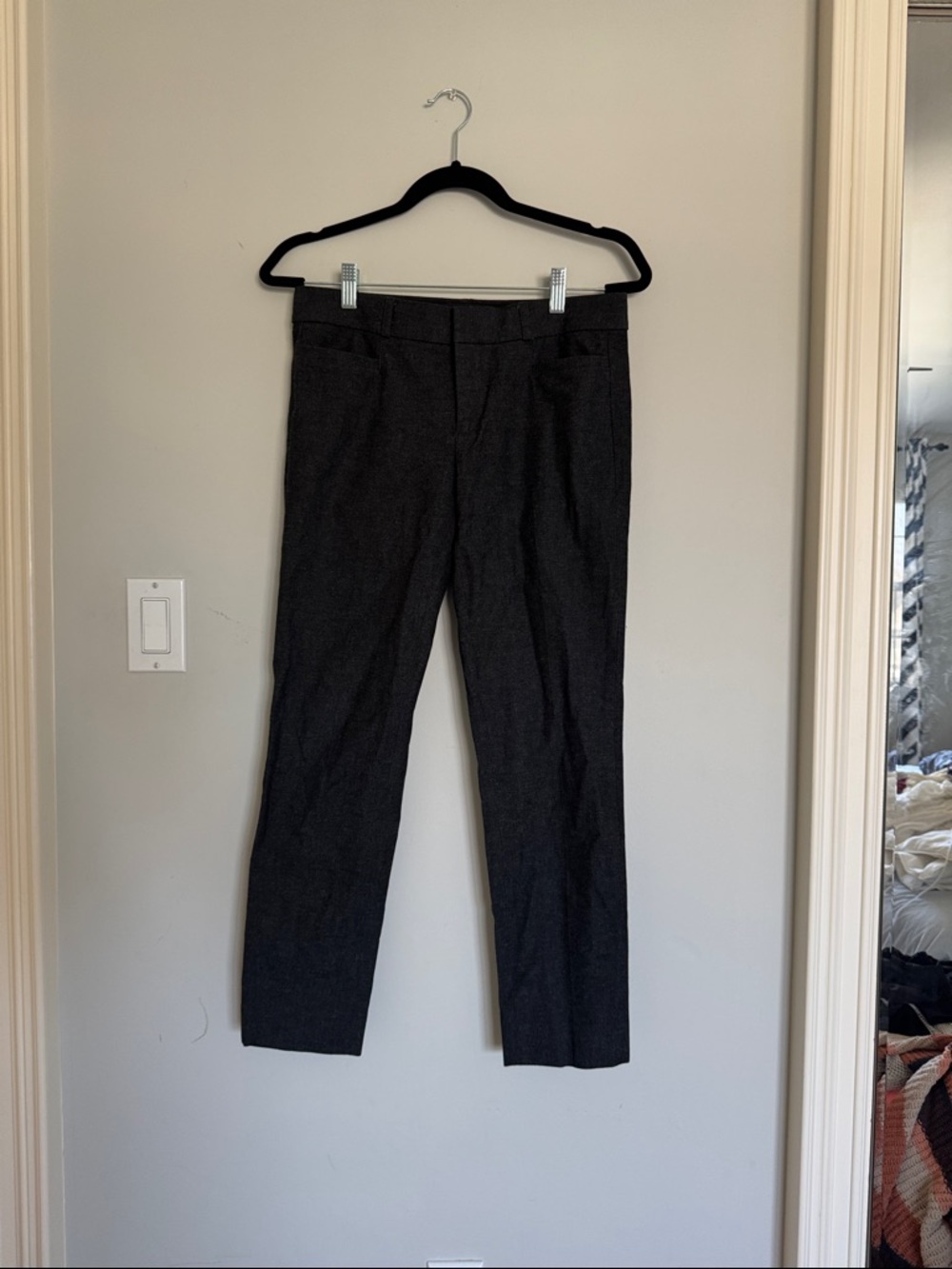 Banana Republic Men's Dress Pants - Dark Gray